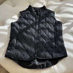 Style & Co. Black Quilted Vest